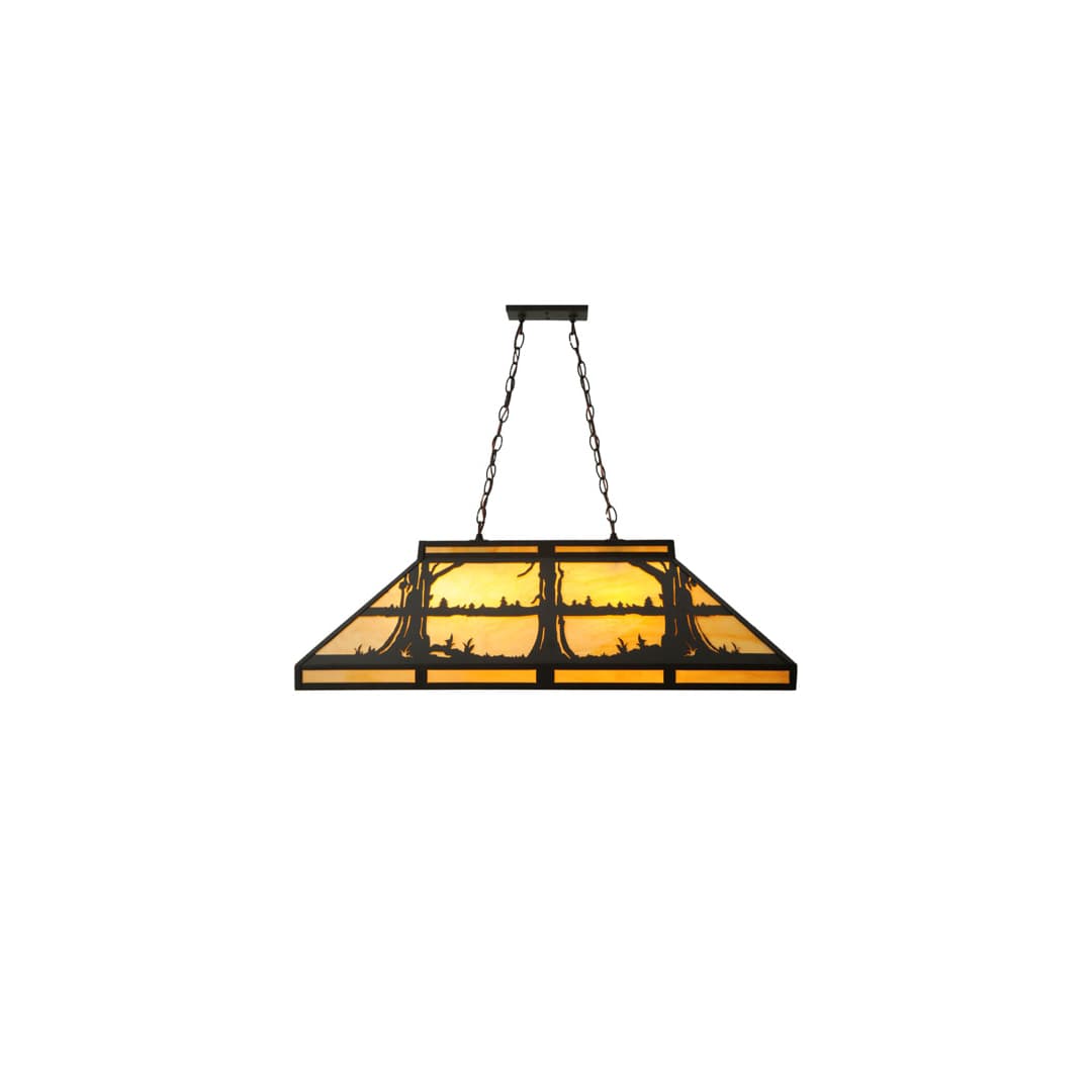 Quiet Pond 6 Light 17" Wide Linear Pendant