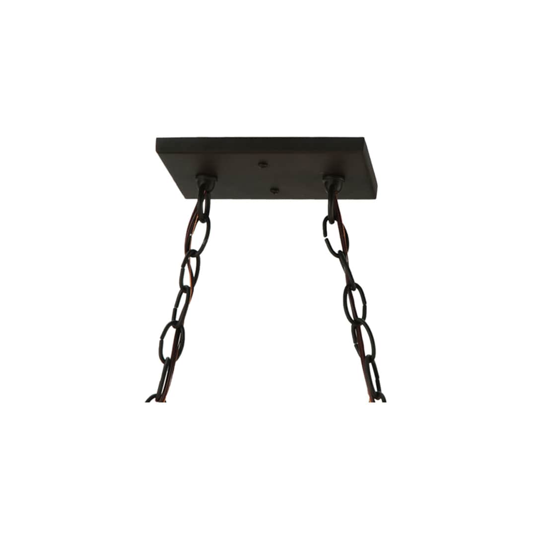 Quiet Pond 6 Light 17" Wide Linear Pendant