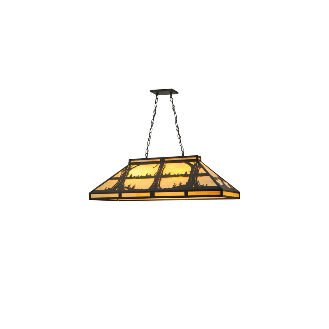Quiet Pond 6 Light 17" Wide Linear Pendant