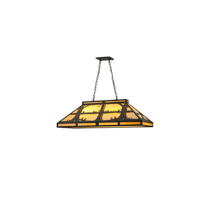 Quiet Pond 6 Light 17" Wide Linear Pendant