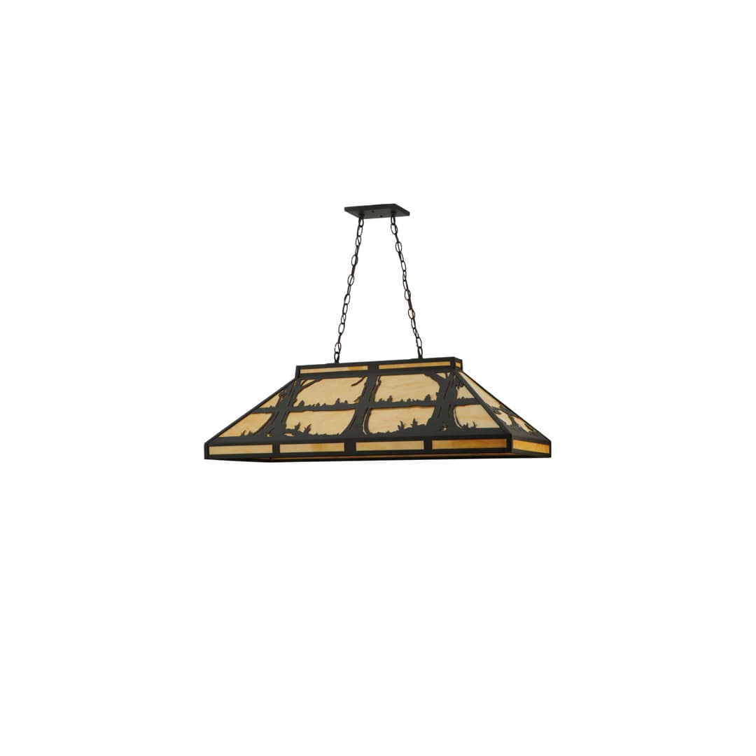 Quiet Pond 6 Light 17" Wide Linear Pendant