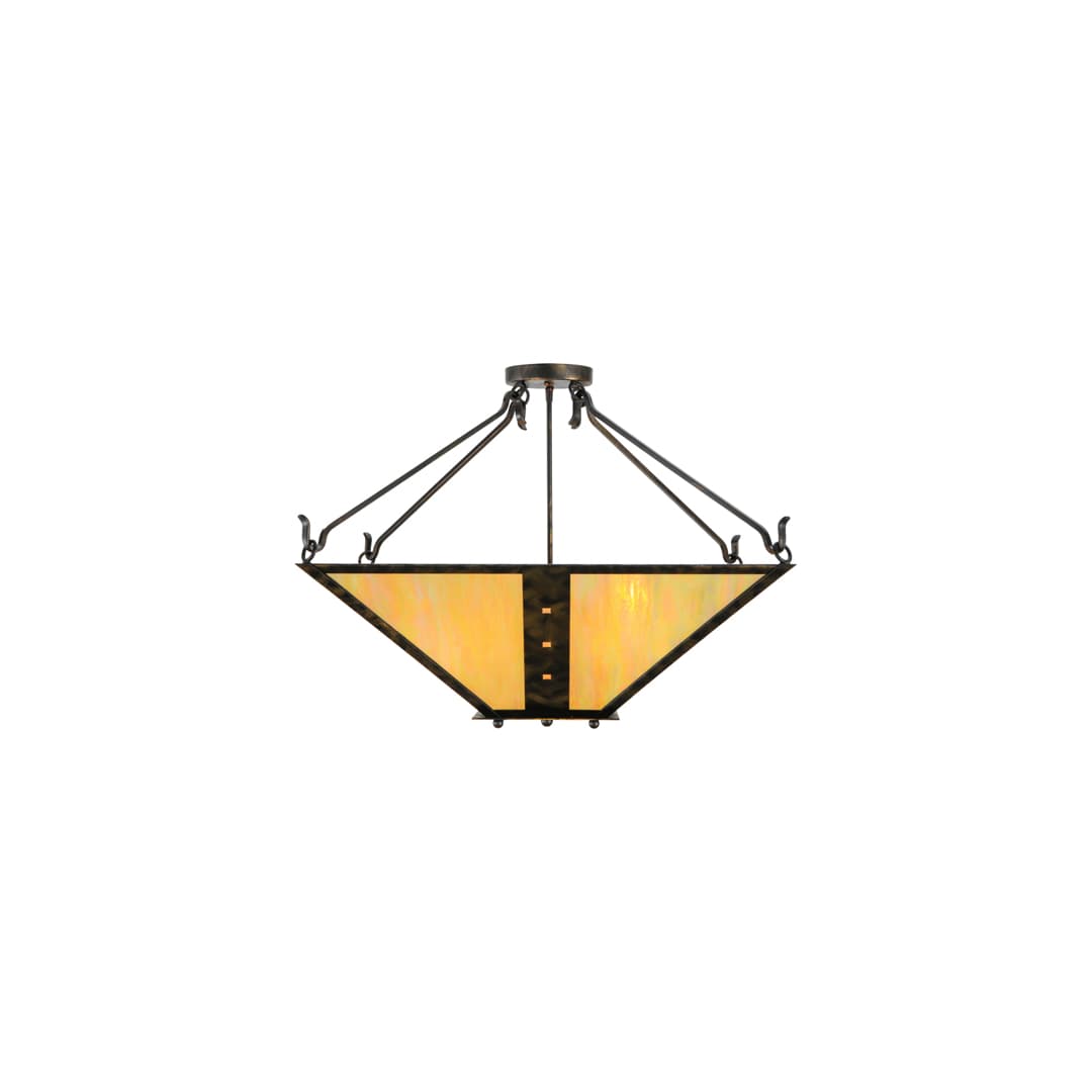 Zandra 4 Light 43" Wide Semi-Flush Ceiling Fixture