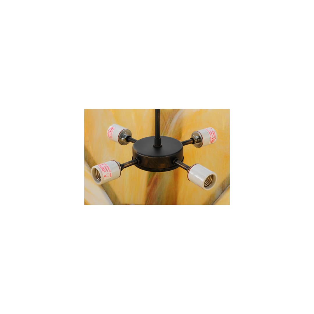Zandra 4 Light 43" Wide Semi-Flush Ceiling Fixture