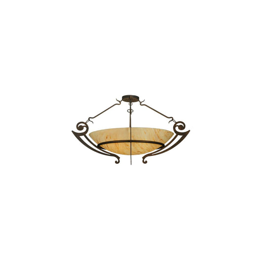 Ceres 6 Light 42" Wide Semi-Flush Bowl Ceiling Fixture