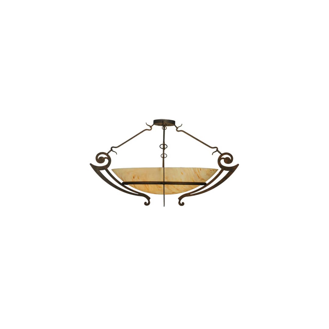 Ceres 6 Light 42" Wide Semi-Flush Bowl Ceiling Fixture