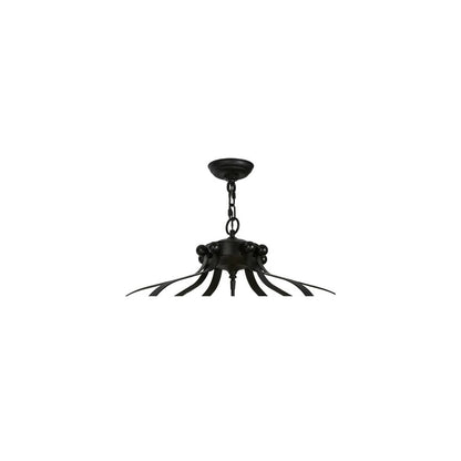 Citadel 6 Light 33" Wide Taper Candle Pendant