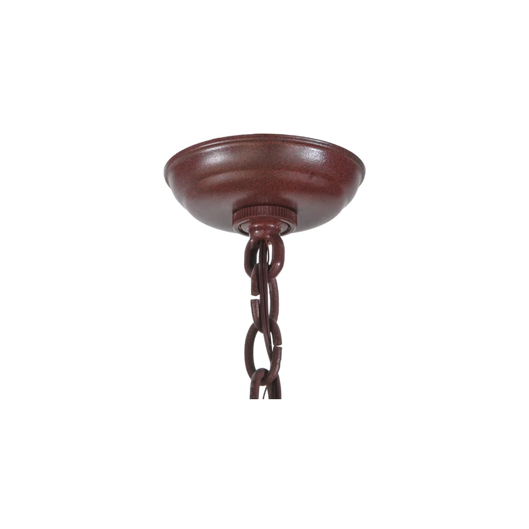 Pine Branch Valley View 12 Light 52" Wide Chandelier with Silver Mica Shades - Rust Finish