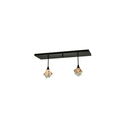 Metro 2 Light 14" Wide Abstract Multi Light Pendant
