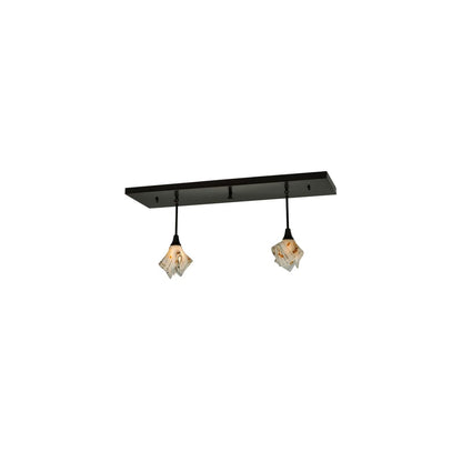 Metro 2 Light 14" Wide Abstract Multi Light Pendant