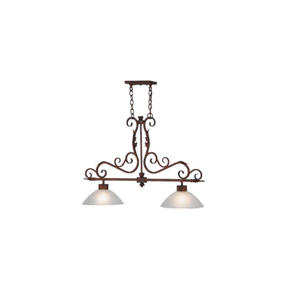 Zamora 2 Light 12" Wide Linear Pendant