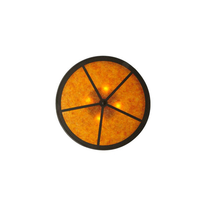 Smythe Craftsman 4 Light 28" Wide Semi-Flush Drum Ceiling Fixture