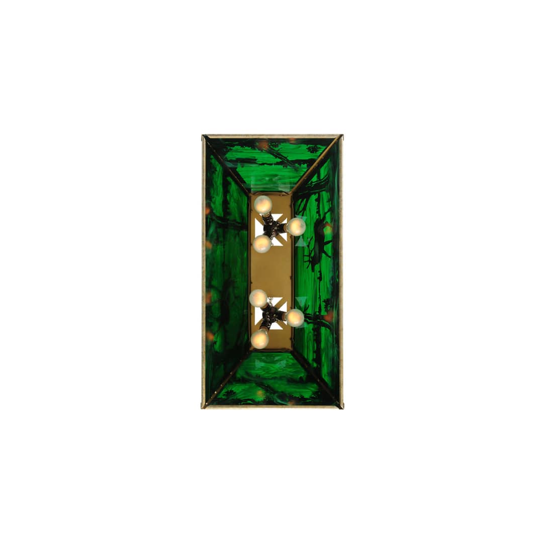 Elk at Lake 6 Light 17" Wide Linear Pendant