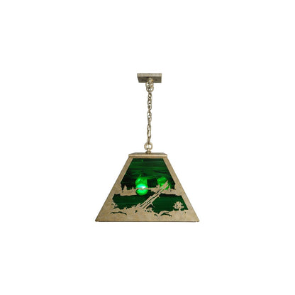 Elk at Lake 6 Light 17" Wide Linear Pendant