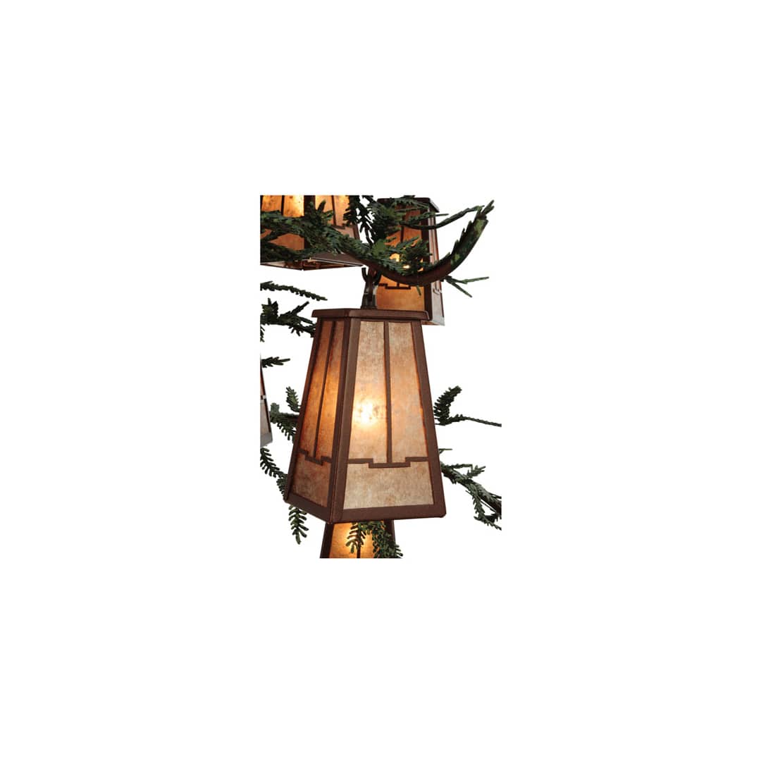 Pine Branch Valley View 12 Light 54" Wide Chandelier