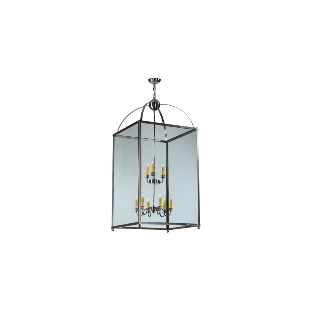 Pavilion 9 Light 34" Wide Taper Candle Pendant
