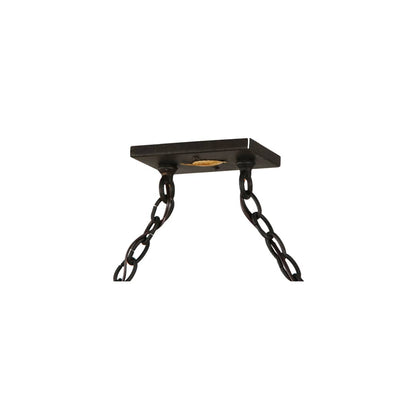 Battling Bucks 9 Light 17" Wide Linear Pendant