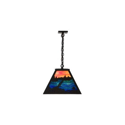 Battling Bucks 9 Light 17" Wide Linear Pendant