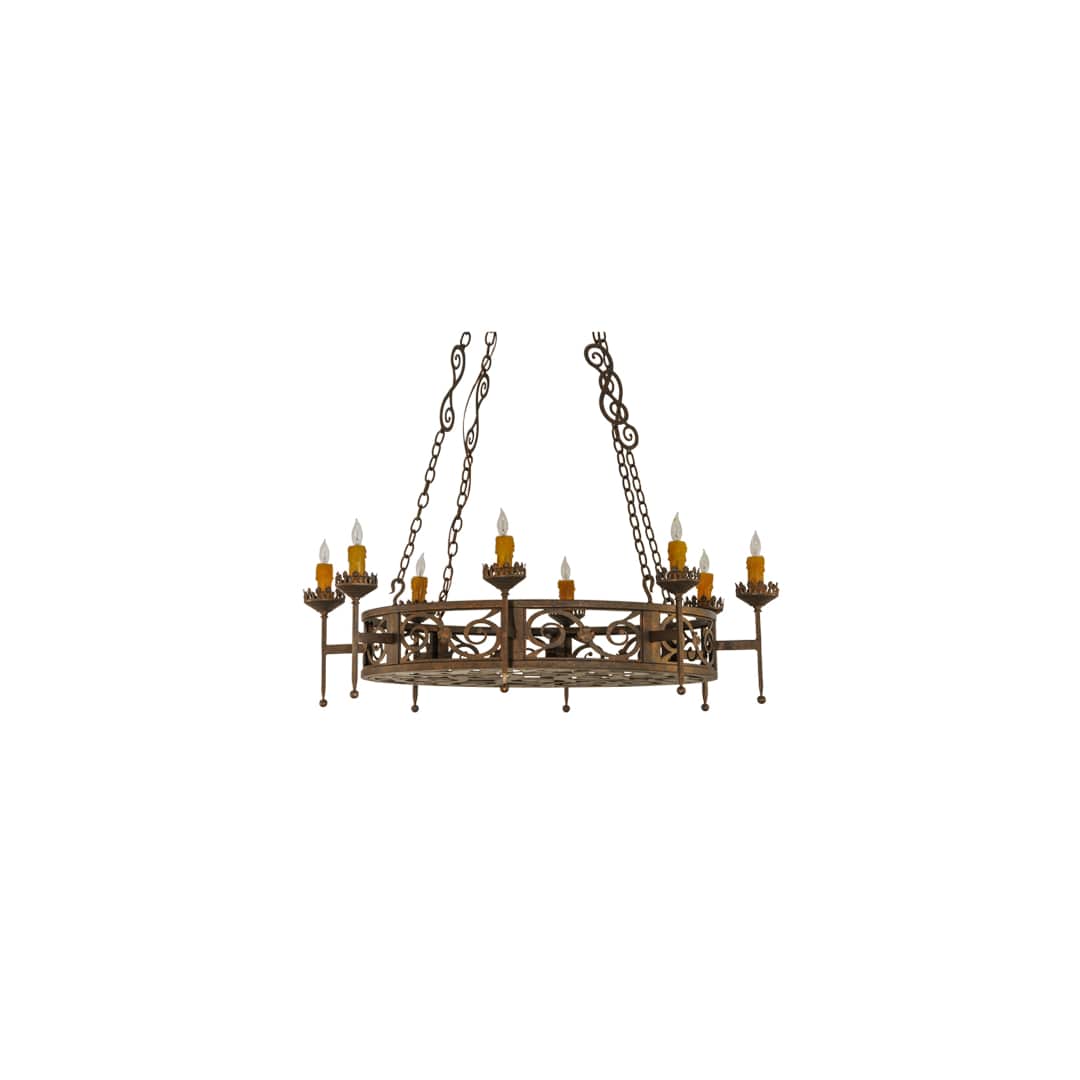 Majella 8 Light 48" Wide Taper Candle Style Chandelier
