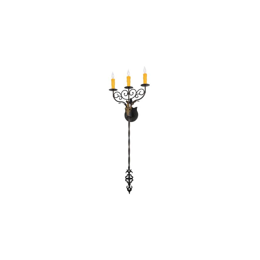 Merano 3 Light 41" Tall Wall Sconce