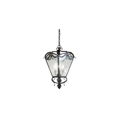 Fleur 4 Light 13" Wide Taper Candle Pendant