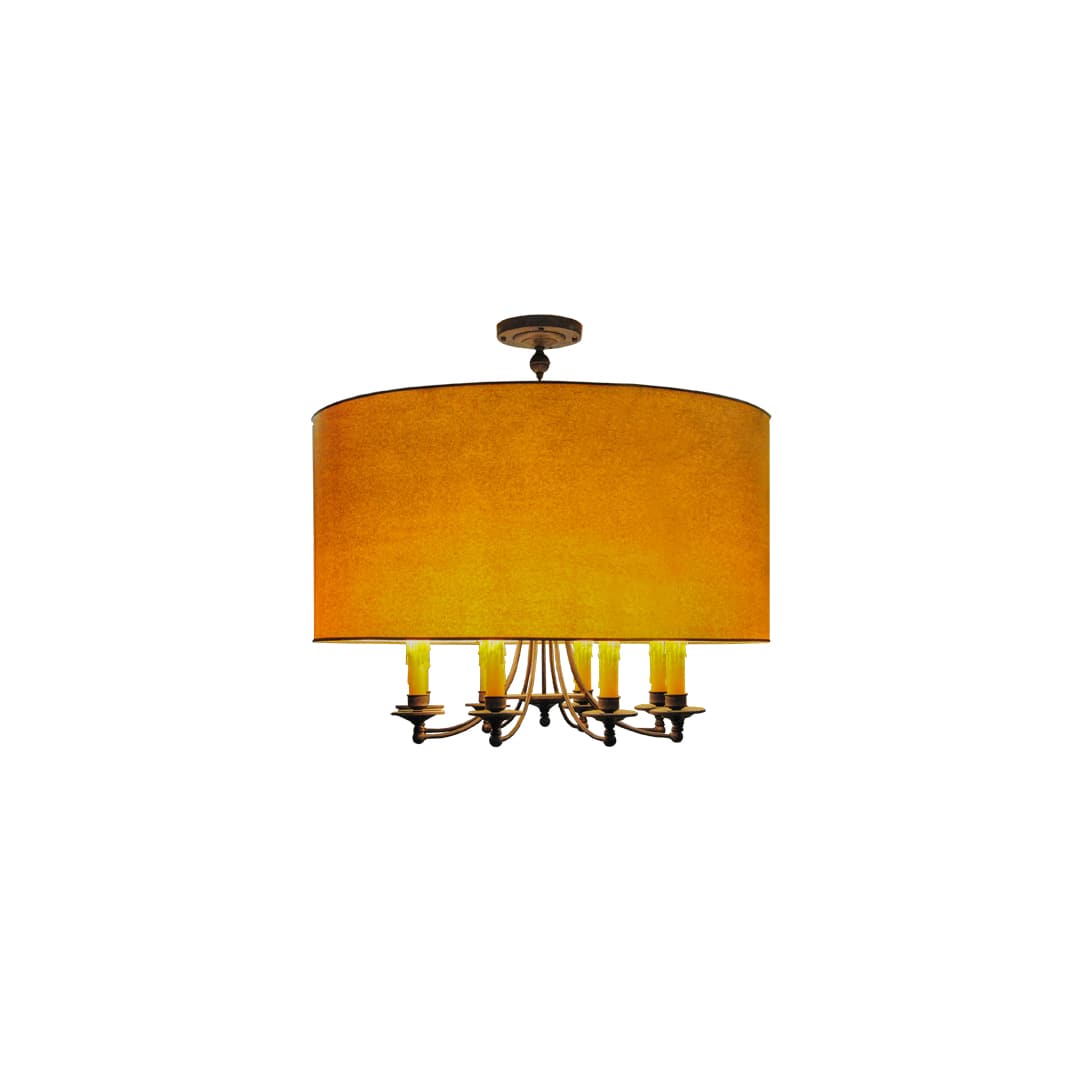 Muirfield 8 Light 42" Wide Taper Candle Pendant