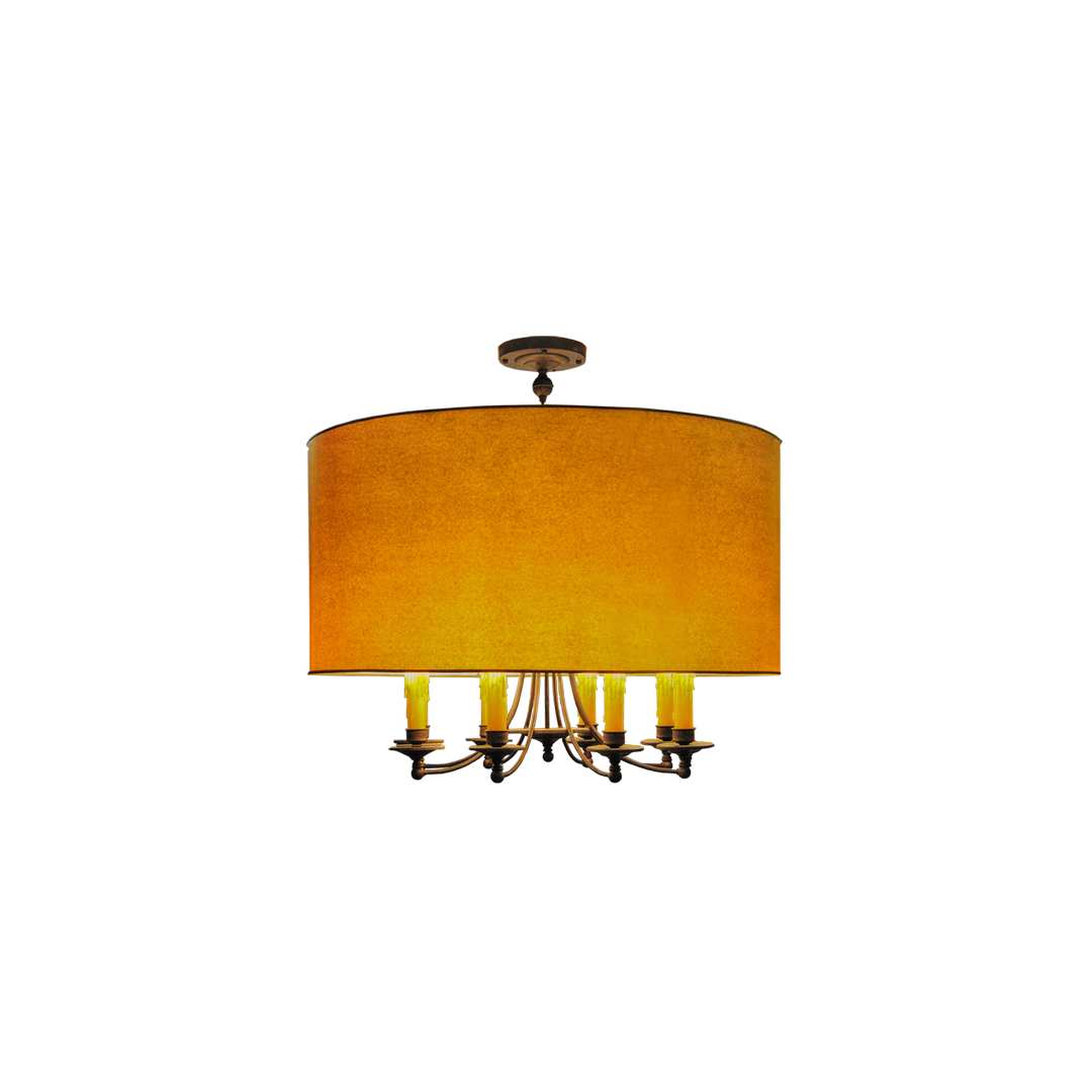 Muirfield 8 Light 42" Wide Taper Candle Pendant