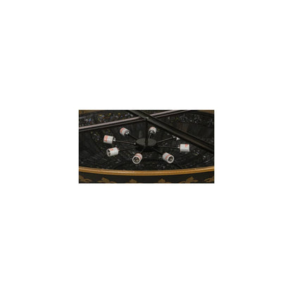 Fleur-de-lis 8 Light 53" Wide Flush Mount Bowl Ceiling Fixture