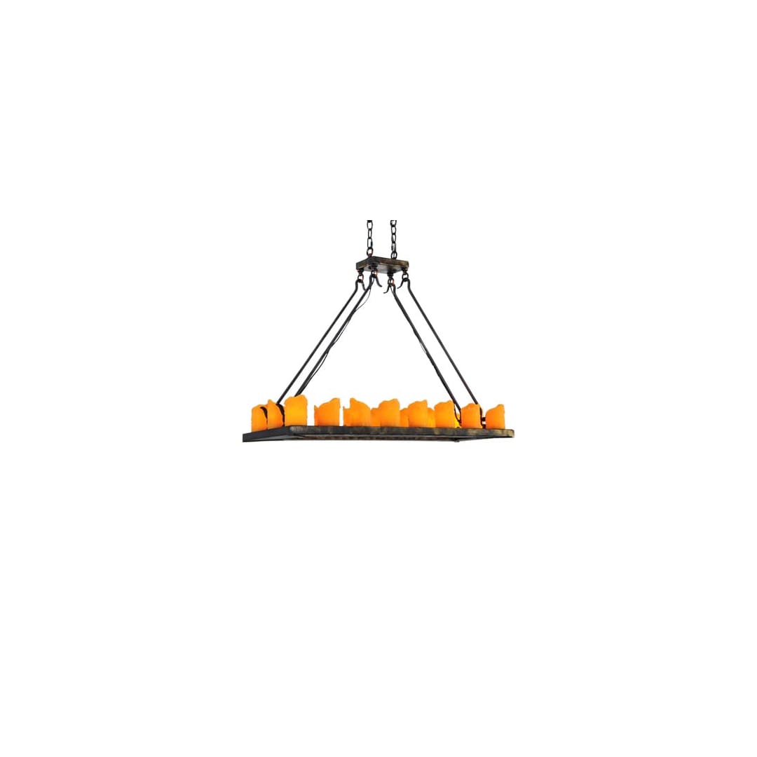 Loxley 18 Light 14" Wide Pillar Candle Linear Chandelier
