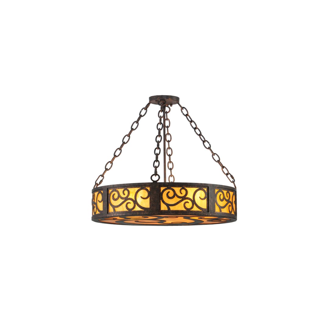 Dean 3 Light 24" Wide Suspension Pendant