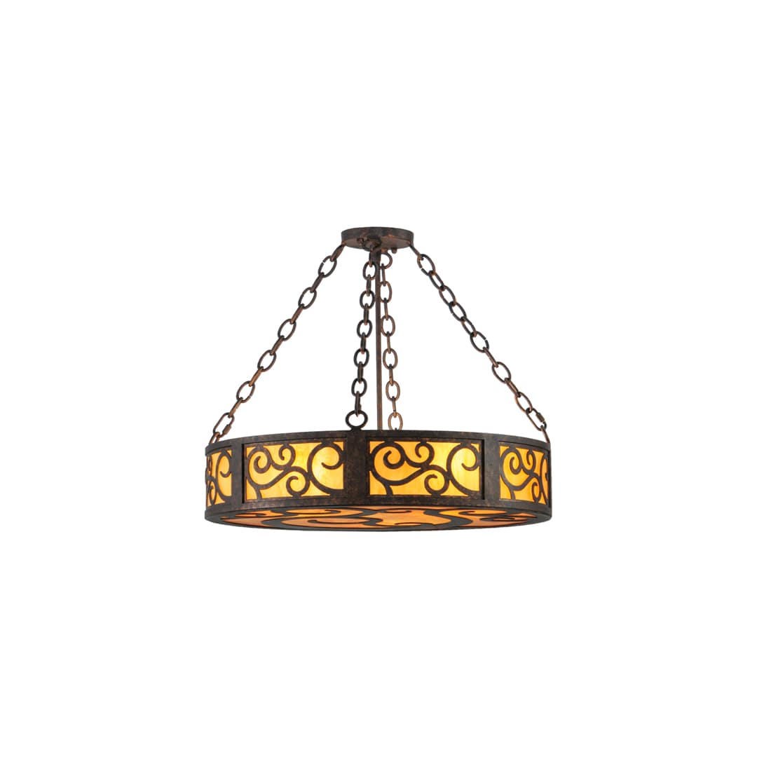 Dean 3 Light 24" Wide Suspension Pendant