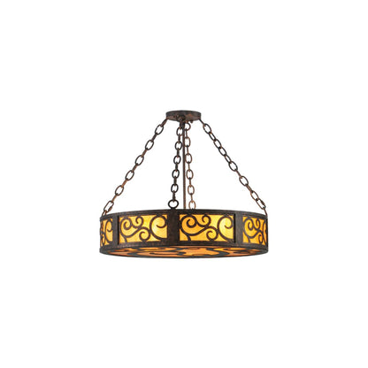 Dean 3 Light 24" Wide Suspension Pendant