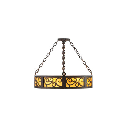 Dean 3 Light 24" Wide Suspension Pendant