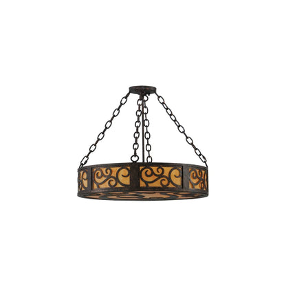 Dean 3 Light 24" Wide Suspension Pendant