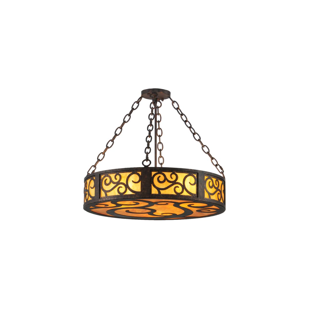Dean 3 Light 24" Wide Suspension Pendant