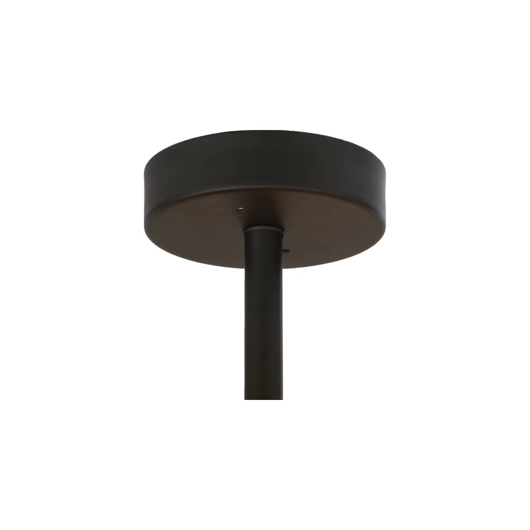 Smythe Craftsman 8 Light 44" Wide Semi-Flush Drum Ceiling Fixture