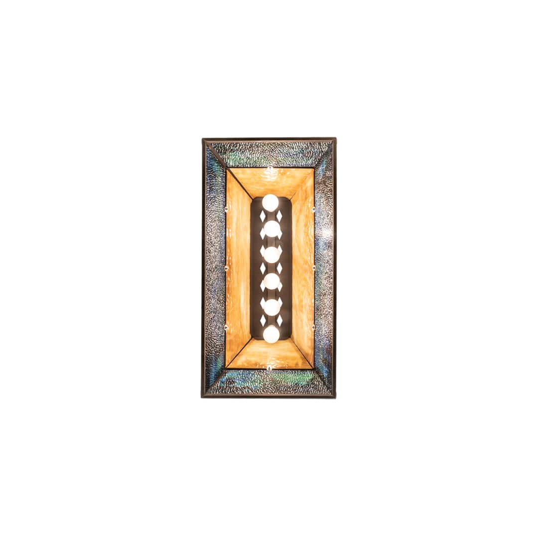Moose at Lake 6 Light 17" Wide Linear Pendant