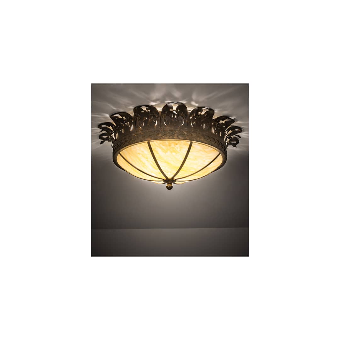 Crowne 4 Light 28" Wide Semi-Flush Bowl Ceiling Fixture