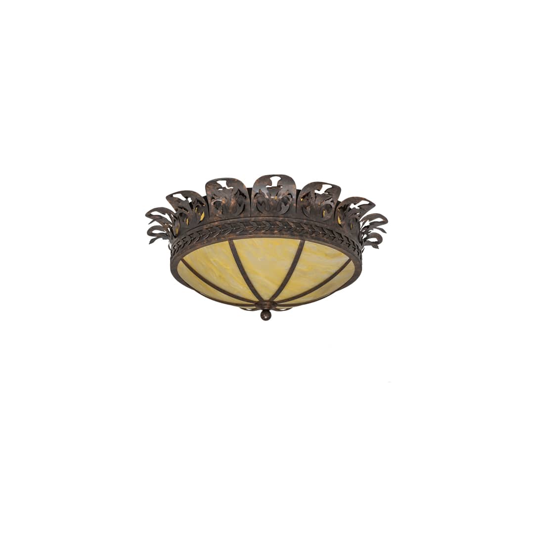 Crowne 4 Light 28" Wide Semi-Flush Bowl Ceiling Fixture
