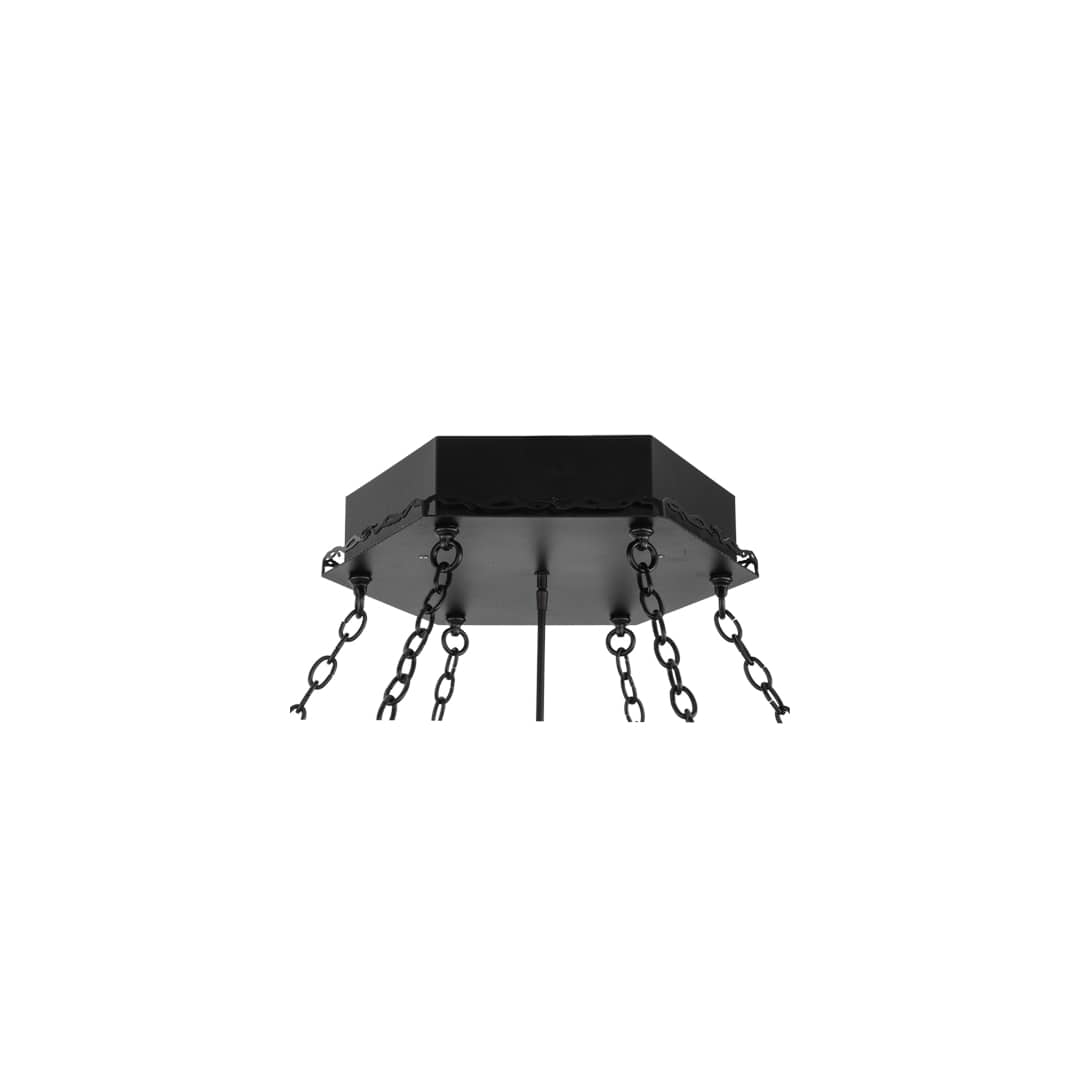 Hexagon Logo 6 Light 48" Wide Pendant