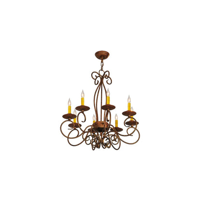 Elisha 8 Light 26" Wide Taper Candle Style Chandelier