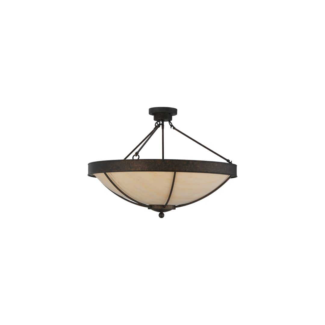 Alysiales 5 Light 32" Wide Semi-Flush Bowl Ceiling Fixture