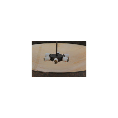 Alysiales 5 Light 32" Wide Semi-Flush Bowl Ceiling Fixture