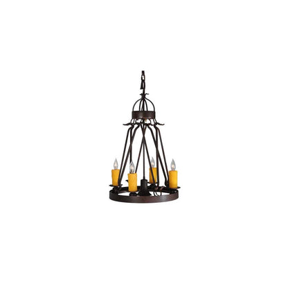 Lakeshore 4 Light 19" Wide Taper Candle Multi Light Pendant
