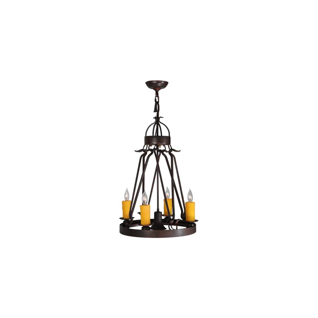 Lakeshore 4 Light 19" Wide Taper Candle Multi Light Pendant