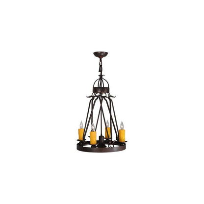 Lakeshore 4 Light 19" Wide Taper Candle Multi Light Pendant