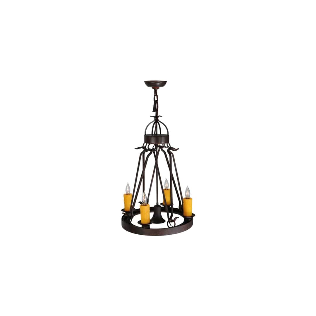Lakeshore 4 Light 19" Wide Taper Candle Multi Light Pendant