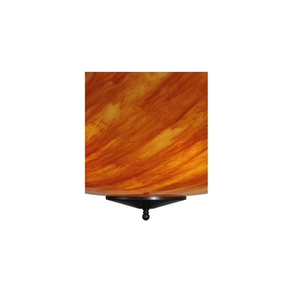 Madison 12 Light 14" Tall Semi-Flush Bowl Ceiling Fixture - Timeless Bronze Finish