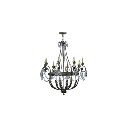 Antonia 8 Light 43" Wide Crystal Candle Style Chandelier