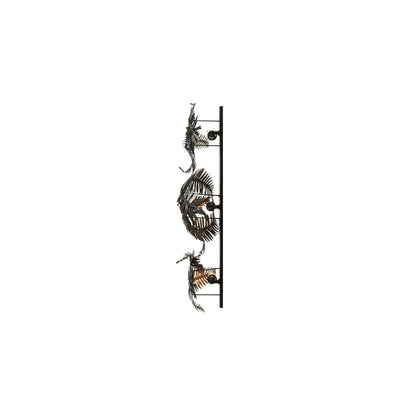 3 Light 15" Tall Wall Sconce