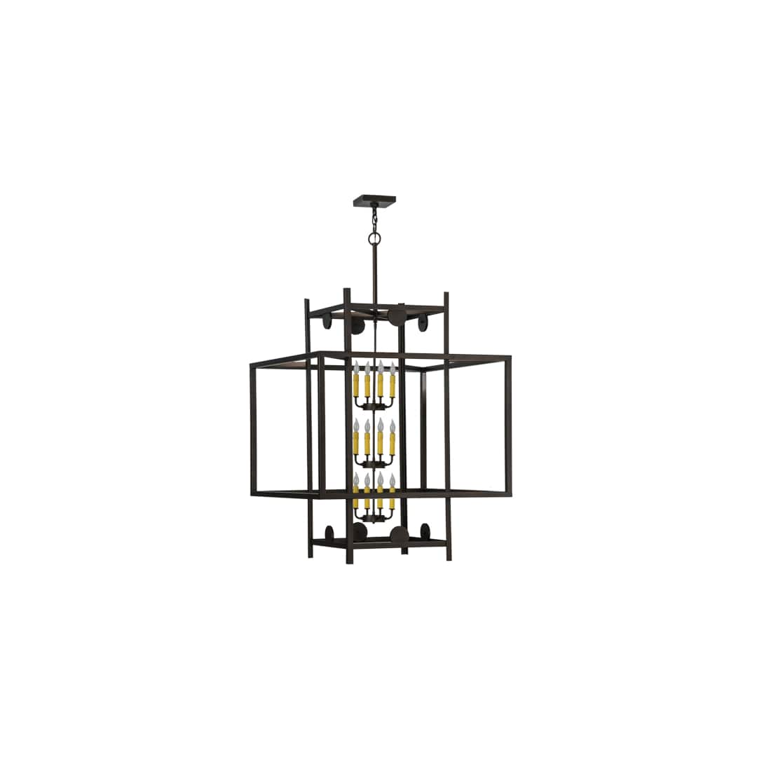 Uma 12 Light 51" Wide Taper Candle Pendant
